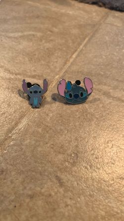 Two Disney stitch pins