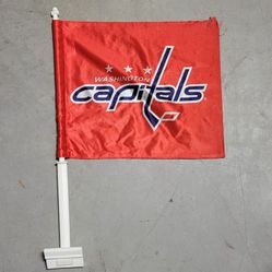 Washington Capitals Car Window Flag