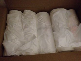 Trash bags with handles