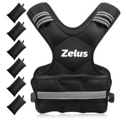 Weighted Vest for Men and Women | 4-10lb/11-20lb/20-32lb Vest with 6 Ironsand Weights for Home Workouts | Adjustable Body Weight Vest Exercise Set for