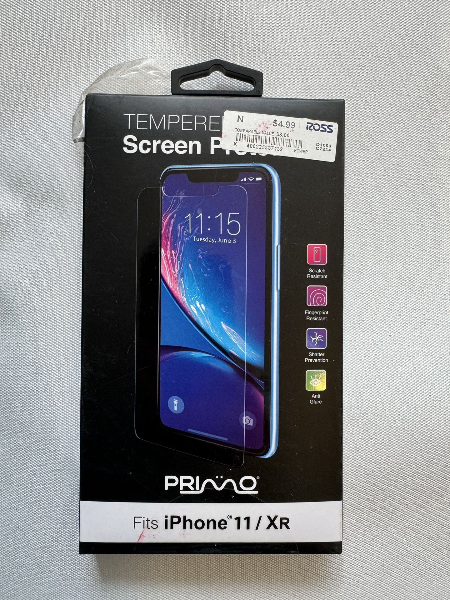 Primo Tempered Glass Screen Protector iPhone 11/XR