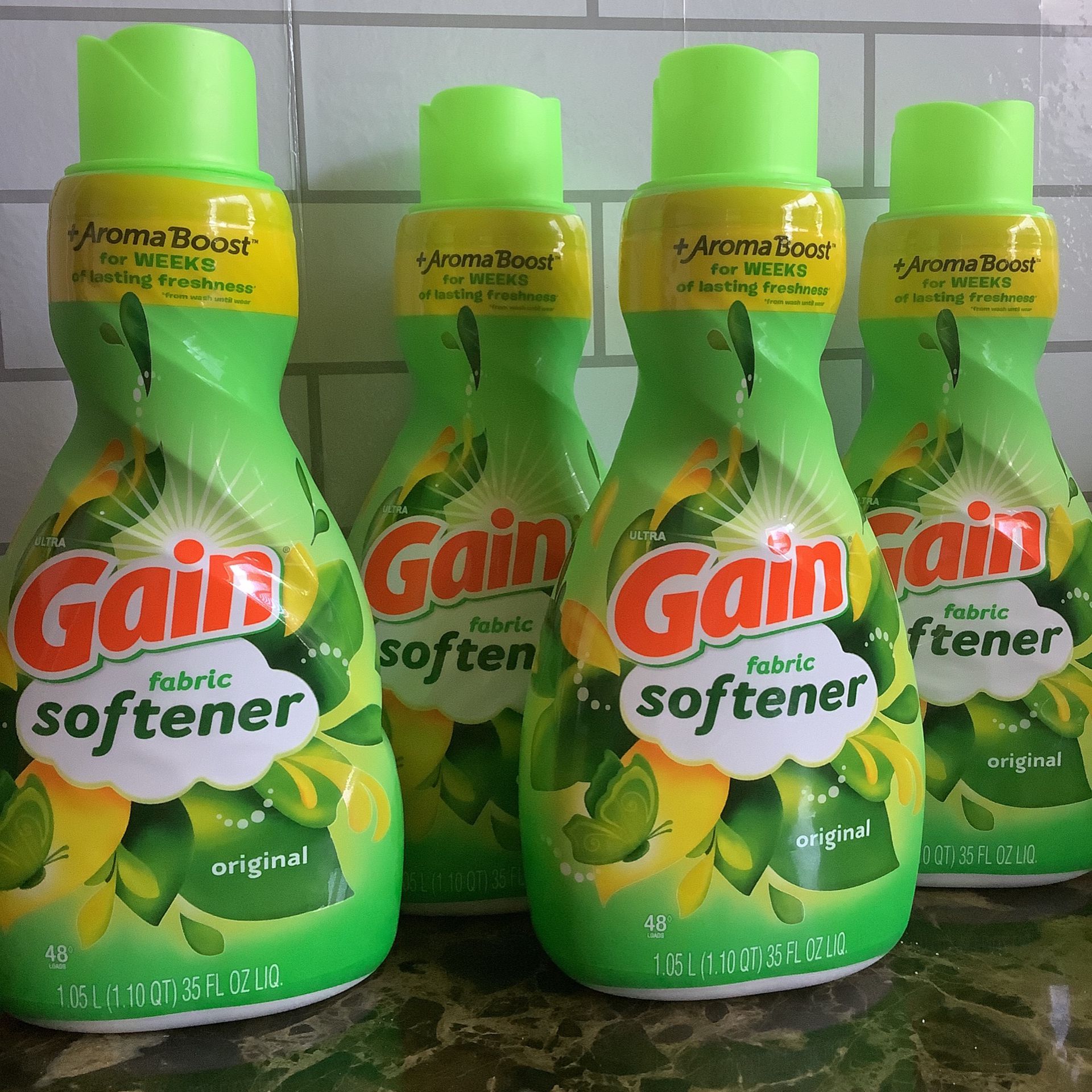 4-gain Fabric Softener 35oz All For $16
