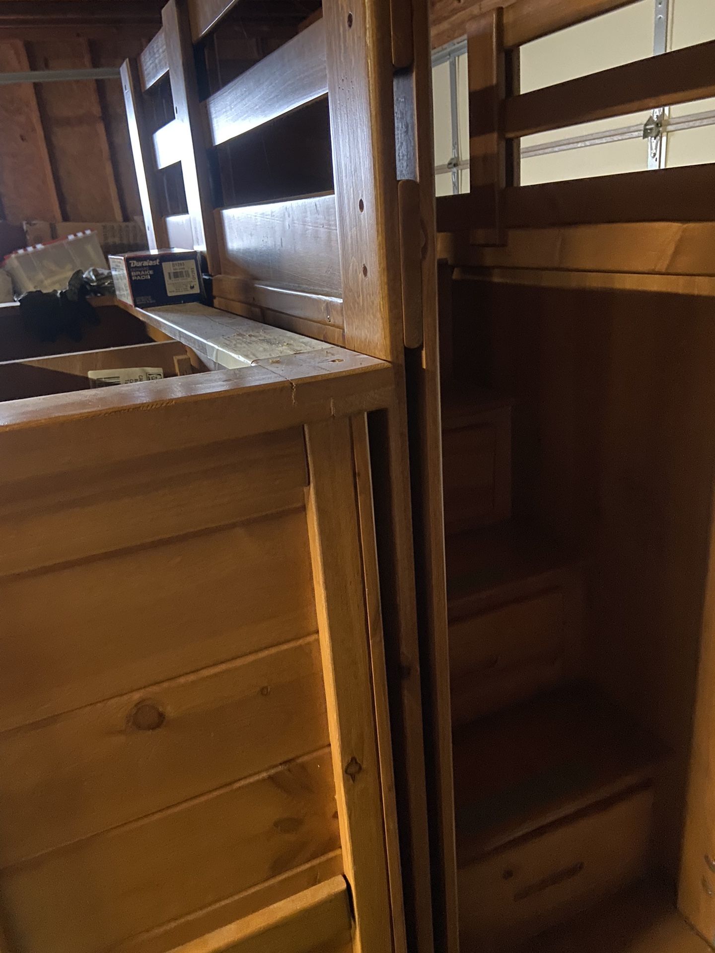 Twin Sized Loft Bed With Dresser 