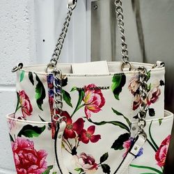 Beautiful Floral Dana Buchman Handbag  