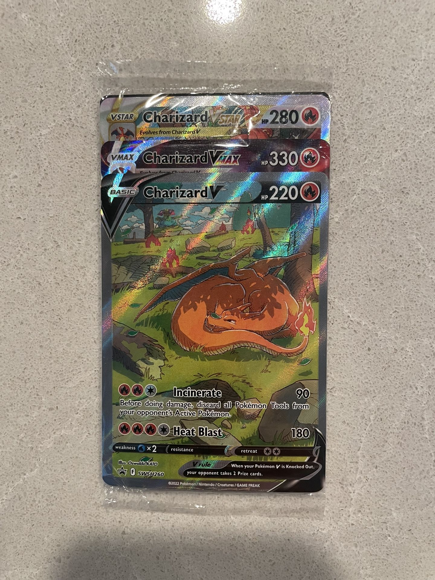 Charizard UPC Promo Set *SEALED* V VMAX VSTAR Sword & Shield Ultra Premium Collection Pokemon TCG Card Game Alt Art SWSH 260 261 262