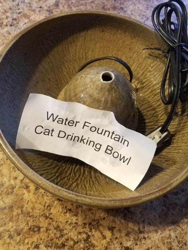 Water fountain, cat Bowl