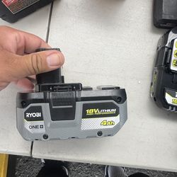 Ryobi 18V 4AH High Performance Battery