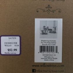 	 Willow  sheltering animals for the Holy family