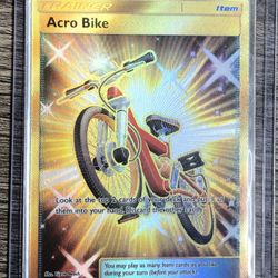 Gold Pokémon Trainer Card - Acro Bike