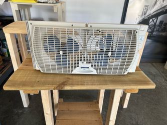 Window double fan works perfect