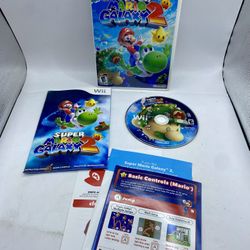 Nintendo Wii Super Mario Galaxy 2 CIB Tested Authentic W Manual Mario Yoshi SMG2