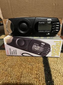 New Travel Or Home Intruder Alarm System With Clock