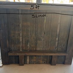 Wooden L-shaped Counter