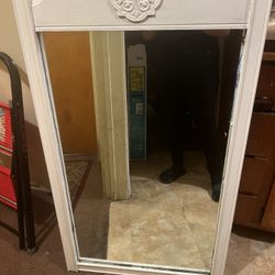 Beautiful Antique Mirror Solid Wood 