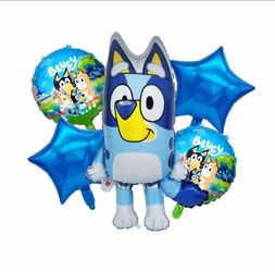 Bluey 5 Piece Balloons