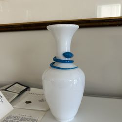 Saint-Louis Opaline Vase with Certificate 
