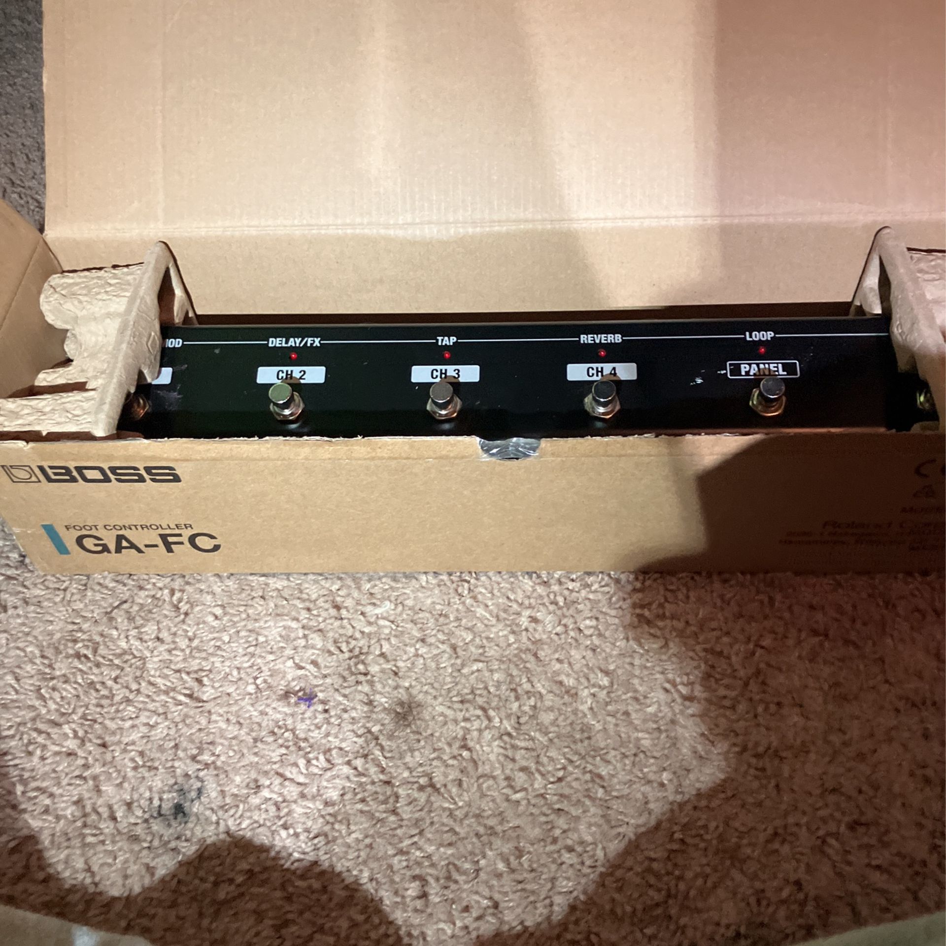 Boss Gafc Ga-fc Foot Controller Pedal