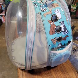 Pet Carrier Backpack Expandable With Fan.