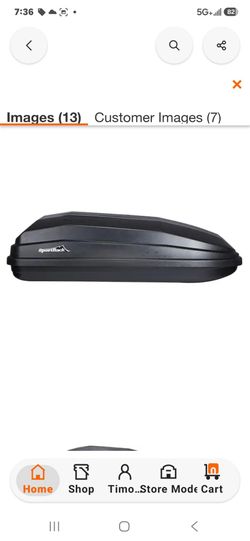 SportRack
18 cu. ft. Vista Rear Opening Rooftop Cargo Box