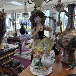Capodimonte porcelain figurine vintage