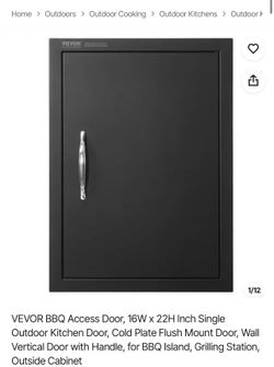 VEVOR BBQ Access Door, 16W x 22H