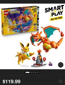 Lego Pokemon charizard vs. Jolteon Ultimate battle