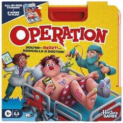 Operation Electronic Board Game with All-in-One Carrying Case