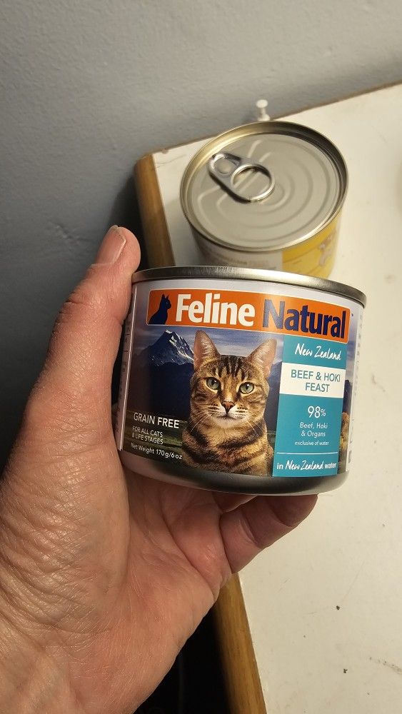 Feline Natural 6oz Beef And Hoki Cans