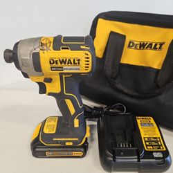Dewalt DCF787 20V Max Brushless 1/4" Impact Driver with 1.5Ah Battery & Charger In Tool Bag 815555-1
