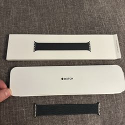 Apple Watch Braided Loop Band(45mm,Midnight, Size 9)