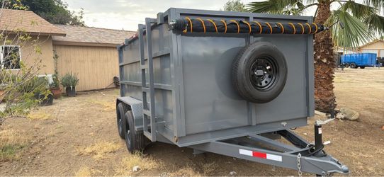 Smooth wall dump trailer 12 ft !