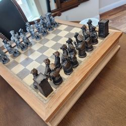 Police Theme Chess Set