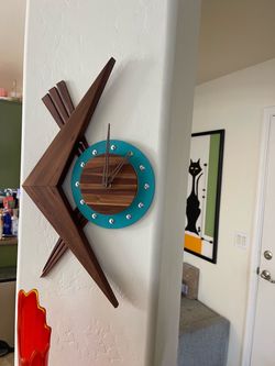 Boomerang Clock Mcm Type
