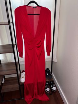 Red dress