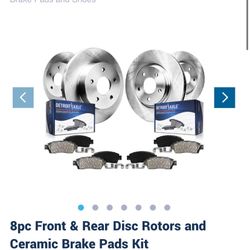 Brake Pads And rotors Nissan Altima 