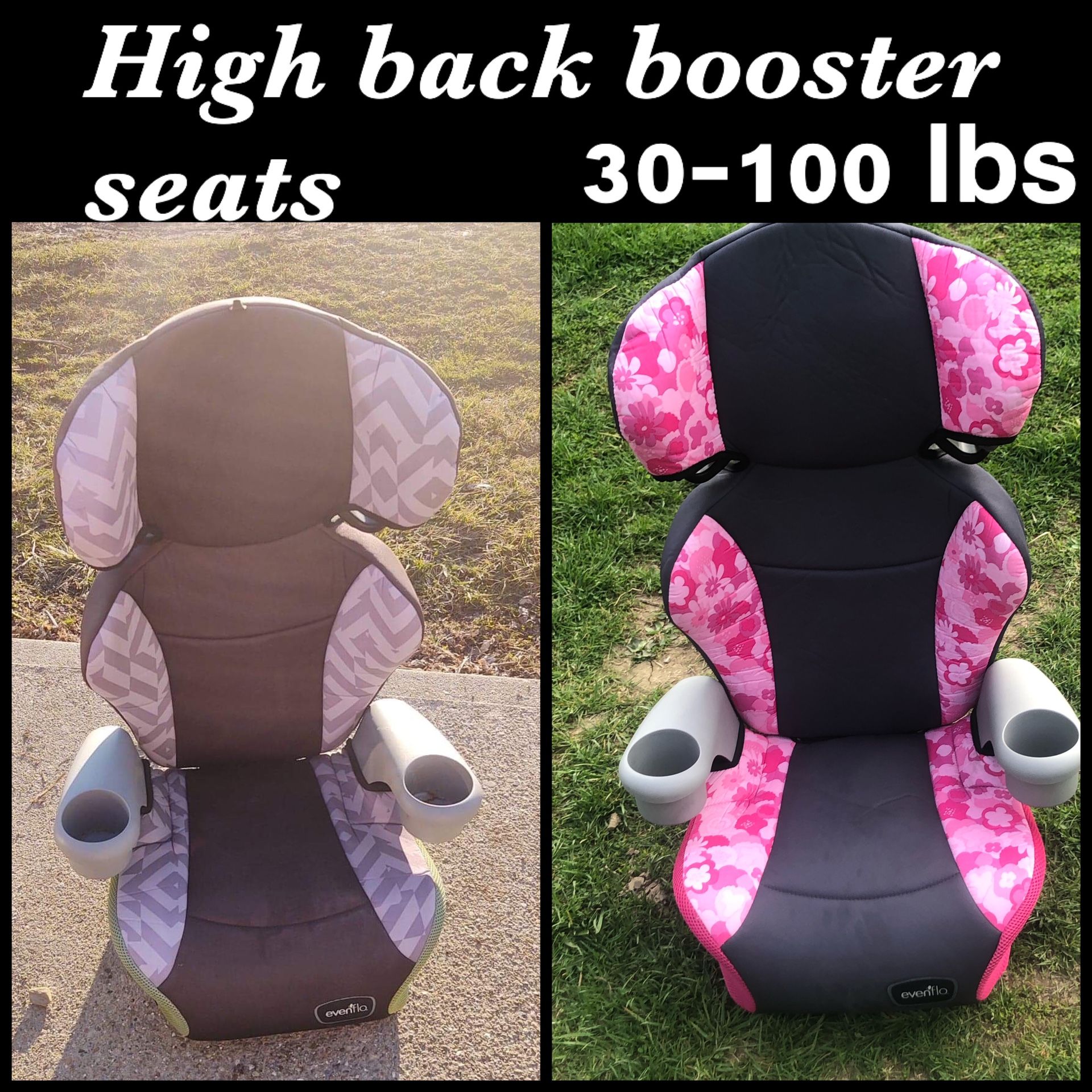 High Back Booster Seats