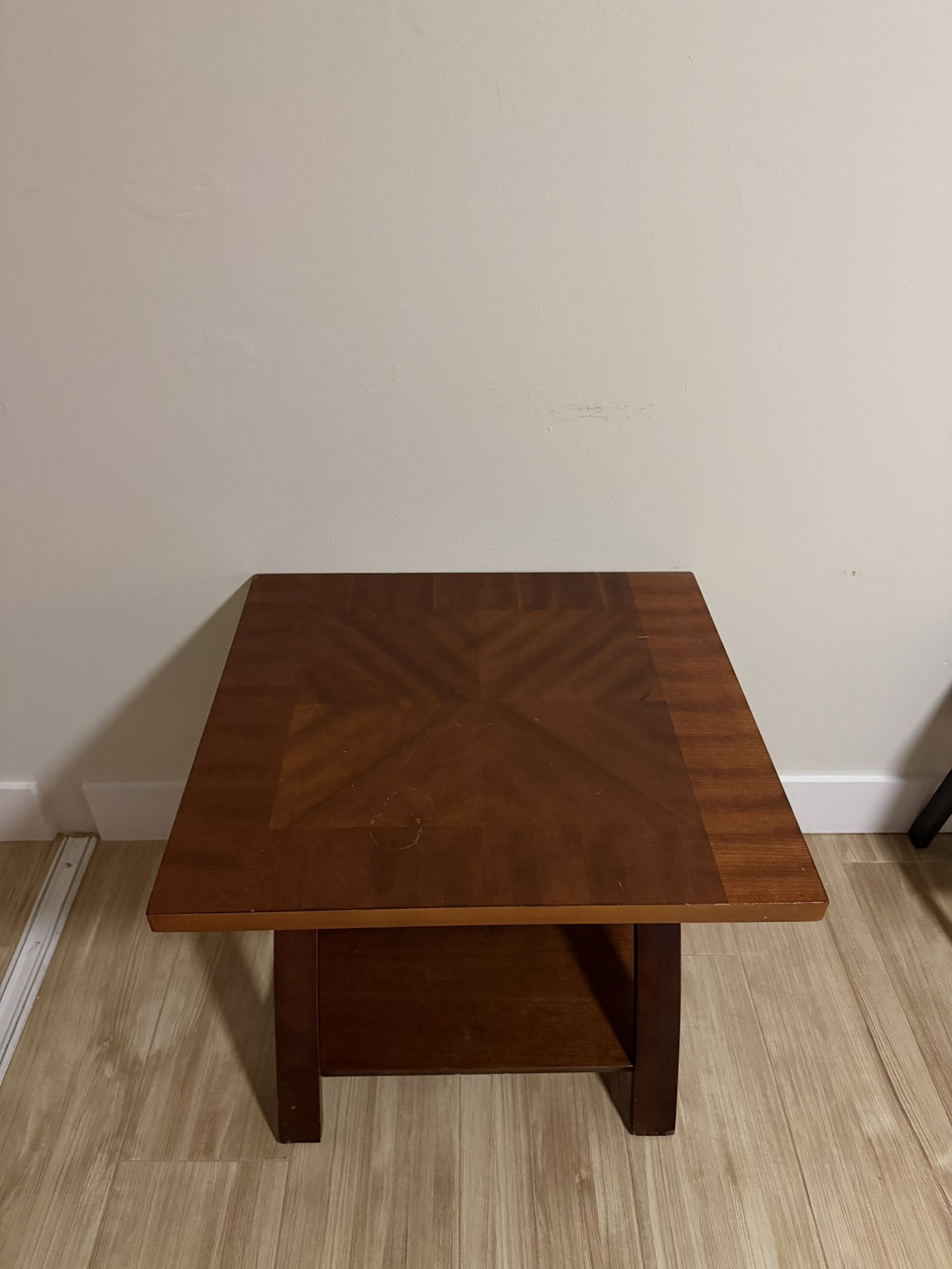 Solid Wood Side Table — Great Condition & Sturdy (OBO)