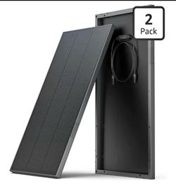 EcoFlow 2x100W 12V Solar Panels (200W Total) - Like New