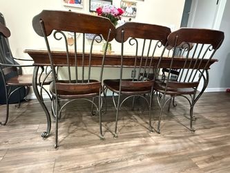 Dining room table with 5 chairs OBO