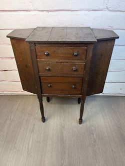 Antique Martha Washington Sewing Cabinet