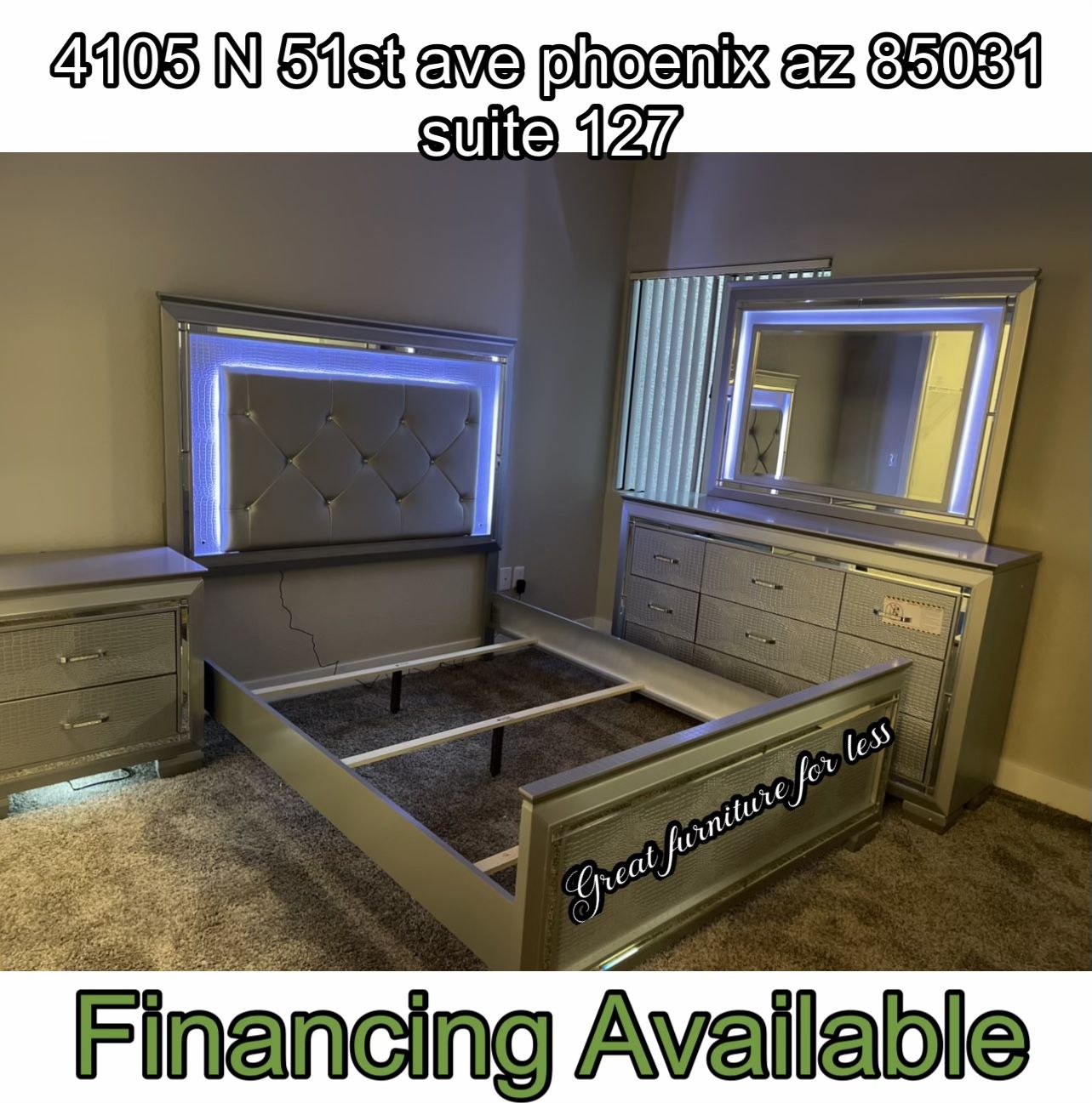 Queen Size Bedroom Set Brand New