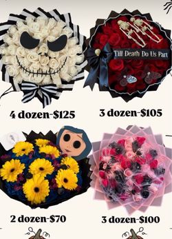 Spooky bouquets 💐💌