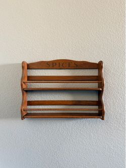 Vintage spice rack