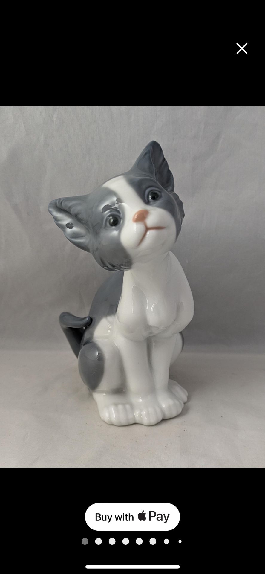 Vintage Lladro “CAT” New With Box