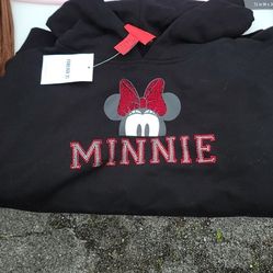 BRAND NEW WITH TAGS!! Minnie Mouse Hoodie Size 13/14