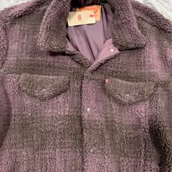 Levi’s Sherpa Purple Jacket