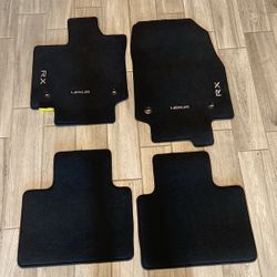 Lexus RX OEM Black Carpet Floor Mats 
