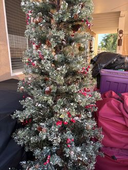 8 ft lighted LED tree