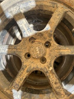 4 rims and tires