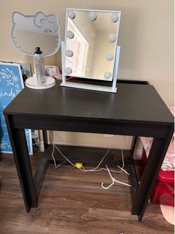 Desk and chair